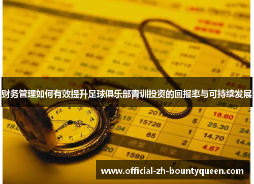 财务管理如何有效提升足球俱乐部青训投资的回报率与可持续发展 财务管理如何有效提升足球俱乐部青训投资的回报率与可持续发展