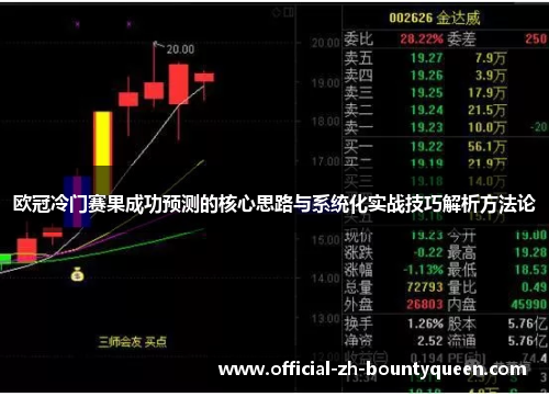 欧冠冷门赛果成功预测的核心思路与系统化实战技巧解析方法论